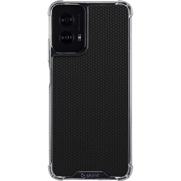 Specialty Vinyl Black Hex Texture Moto G Power 5G (2024) Clear Case