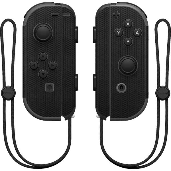 Specialty Vinyl Black Hex Texture Nintendo Skins