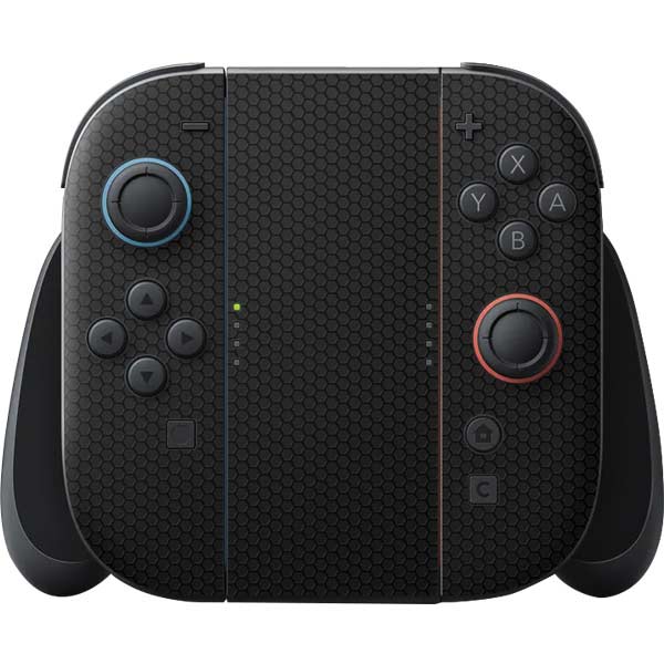Specialty Vinyl Black Hex Texture Nintendo Switch 2 (2025) Joy-Con