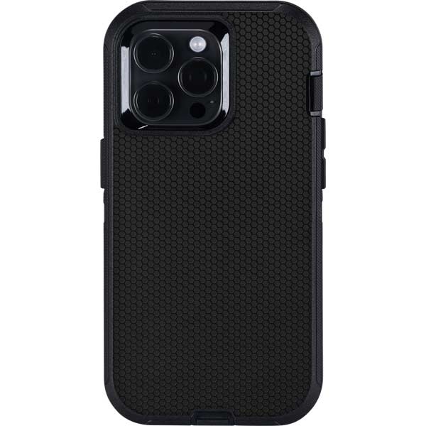 Specialty Vinyl Black Hex Texture Otterbox Defender iPhone Skin