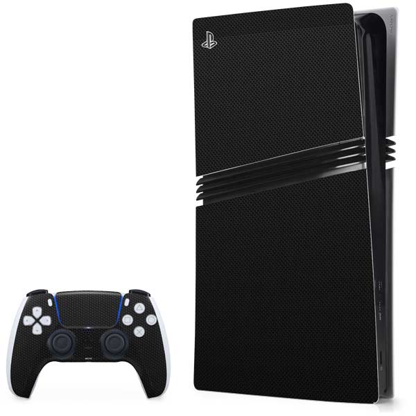 Specialty Vinyl Black Hex Texture PlayStation PS5 Skins