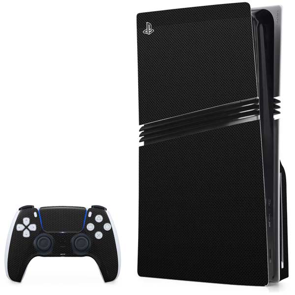 Specialty Vinyl Black Hex Texture PlayStation PS5 Skins