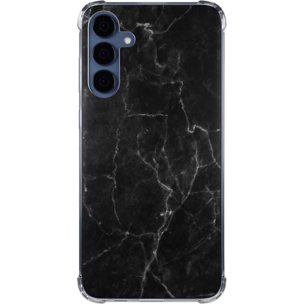 Black Marble Galaxy A35 5G Clear Case