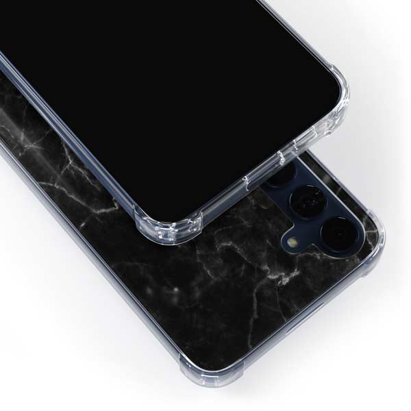 Black Marble Galaxy A35 5G Clear Case