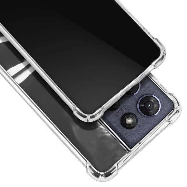 Black Marble Ink Moto G Power 5G (2025) Clear Case