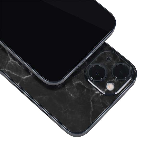 Black Marble iPhone 15 Skin