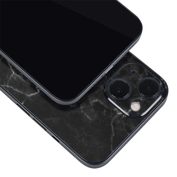 Black Marble iPhone 15 Skin