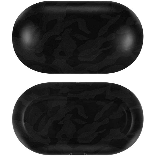 Black Shadow Camo Galaxy Buds Skin