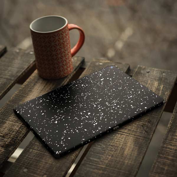 Black Speckle iPad Skins
