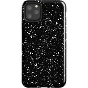 Black Speckle iPhone Cases
