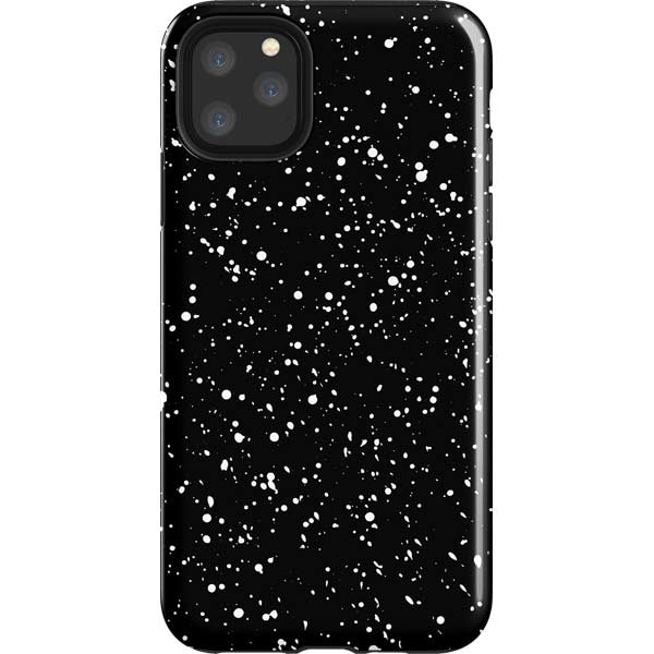 Black Speckle iPhone Cases