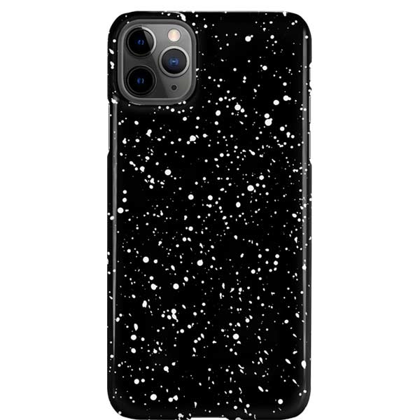 Black Speckle iPhone Cases
