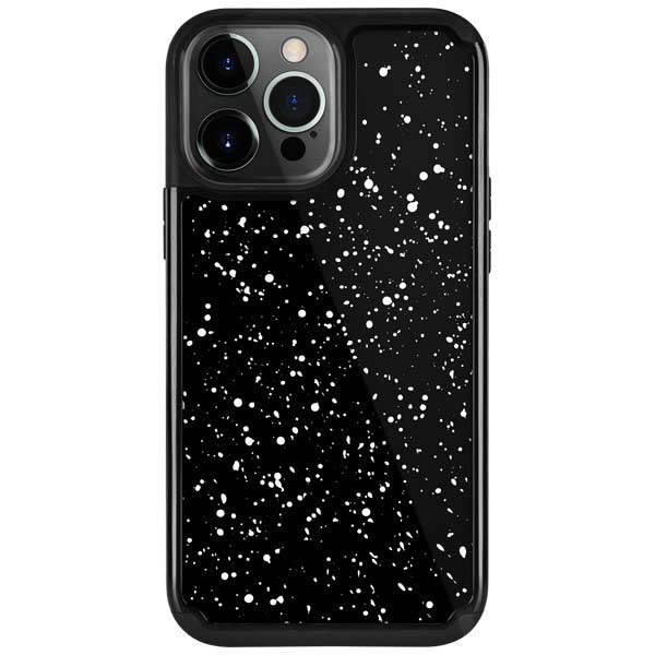 Black Speckle iPhone Cases