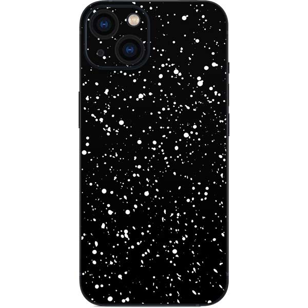 Black Speckle iPhone Skins