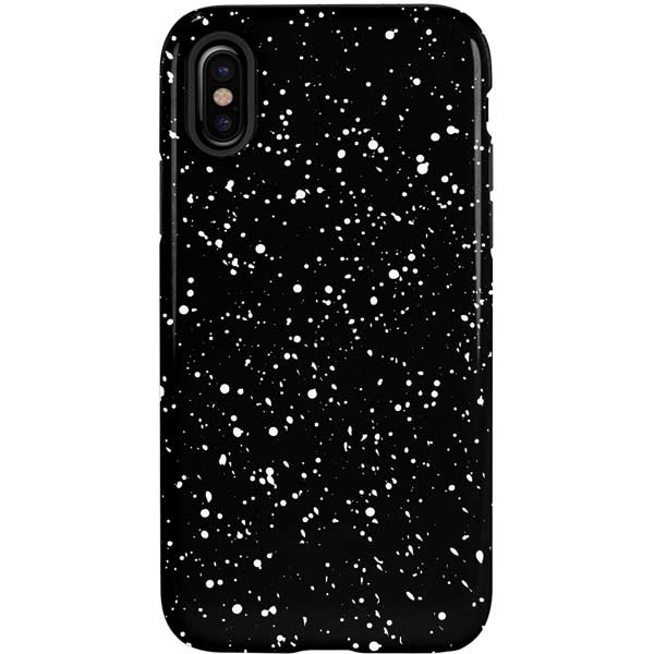 Black Speckle iPhone Cases