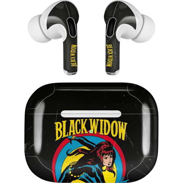 Marvel Classic Comics Black Widow AirPods Skins