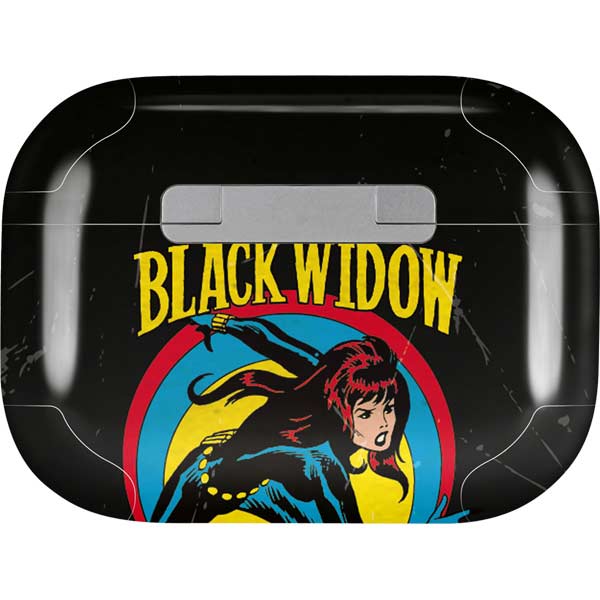 Marvel Classic Comics Black Widow AirPods Skins