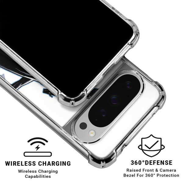 Marvel Black Widow High Kick Google Pixel 10 Pro Clear Case