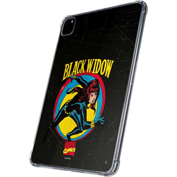 Marvel Classic Comics Black Widow iPad Pro 11in (2024) Clear Case