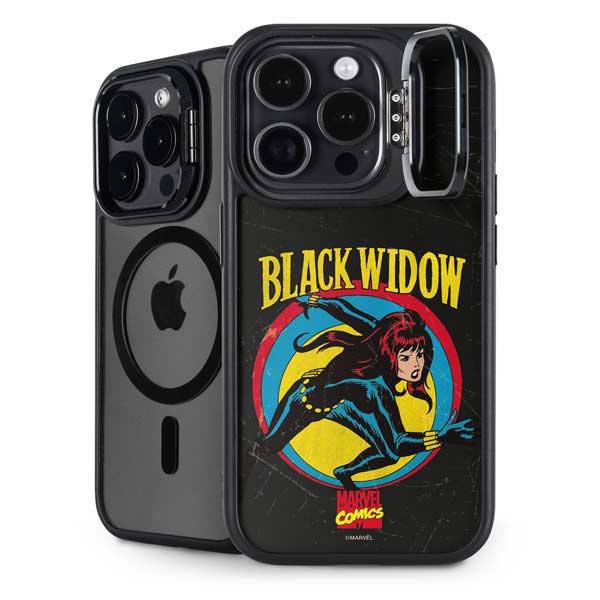 Marvel Classic Comics Black Widow iPhone 14 Pro Kickstand Case