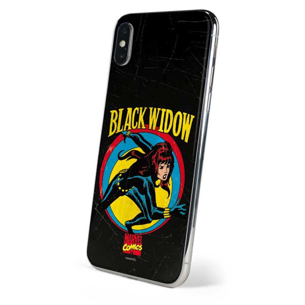 Marvel Classic Comics Black Widow iPhone XS Max Skin