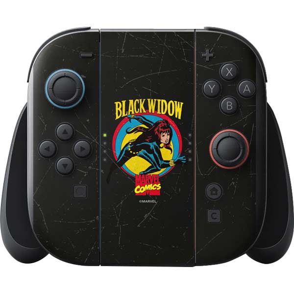 Marvel Classic Comics Black Widow Nintendo Switch 2 (2025) with Joy-Con Skin