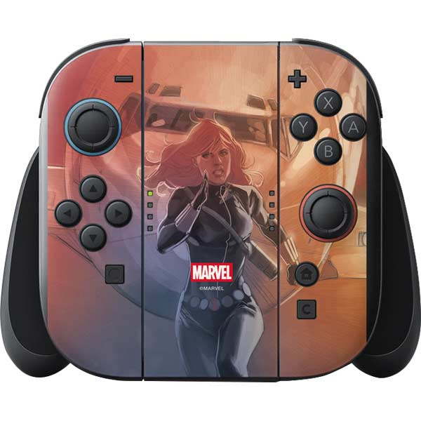 Marvel Black Widow Running Nintendo Switch 2 (2025) with Joy-Con Skin