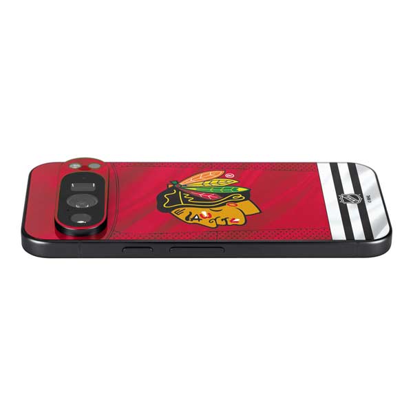 NHL Blackhawks Red Stripes Google Pixel 10 Pro XL Skin