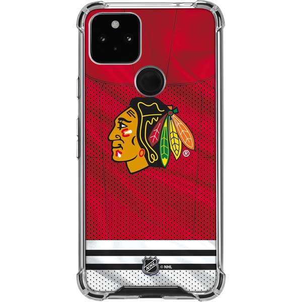NHL Blackhawks Red Stripes Pixel Cases