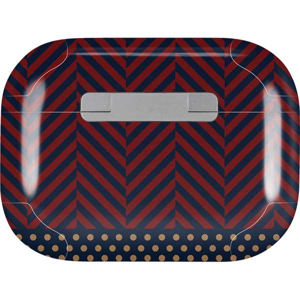 Blocked Polka Dot Chevron AirPods Skins