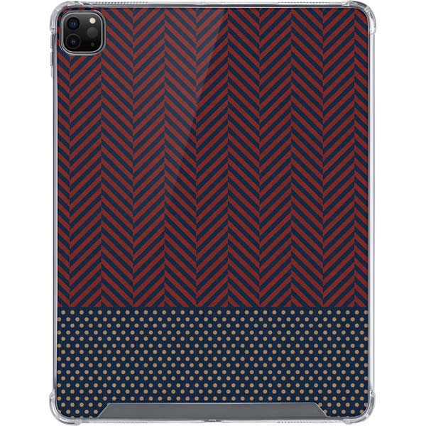 Blocked Polka Dot Chevron iPad Cases