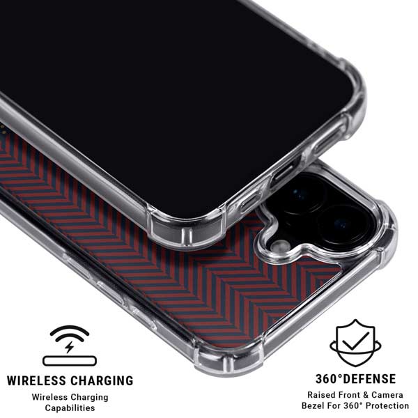 Blocked Polka Dot Chevron iPhone 17 MagSafe Case