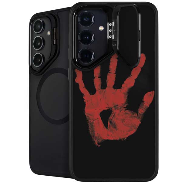 Bloody Handprint Galaxy S26 Kickstand Case