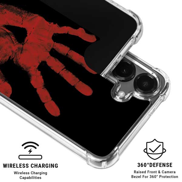 Bloody Handprint Galaxy S26 Plus Clear Case