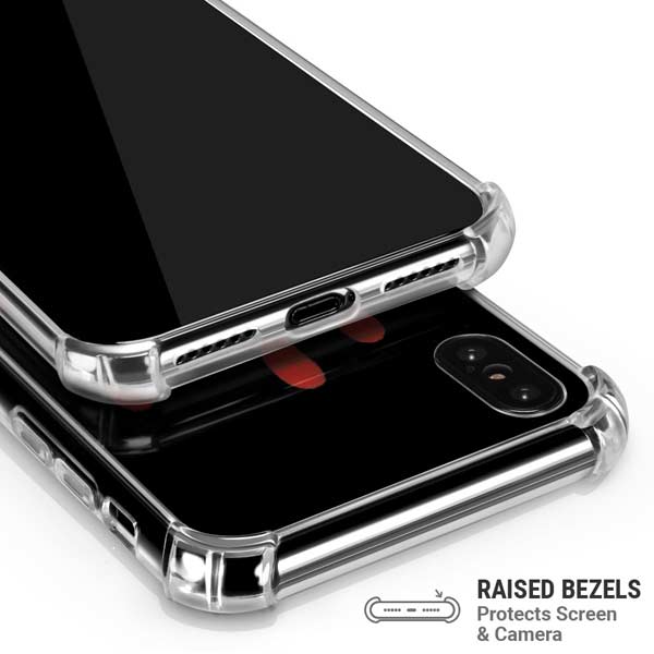 Bloody Handprint iPhone X/XS Clear Case
