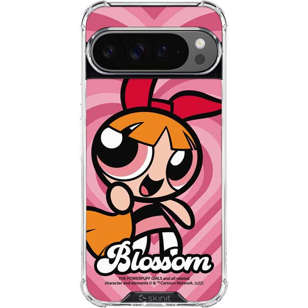 Cartoon Network Powerpuff Girls Blossom Pink Hearts Google Pixel 10 Pro Clear Case
