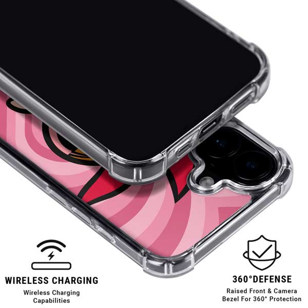 Cartoon Network Powerpuff Girls Blossom Pink Hearts iPhone 16 MagSafe Case
