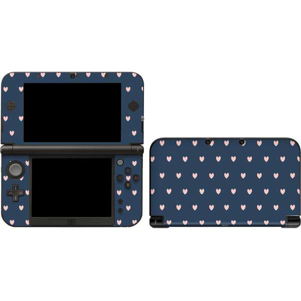 Blue and Pink Hearts Nintendo Skins
