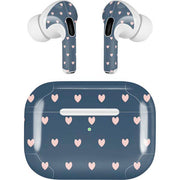 Blue and Pink Hearts AirPods Skins
