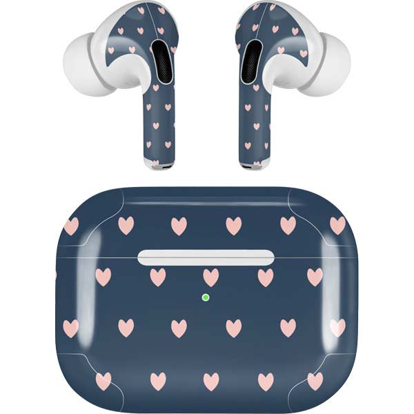Blue and Pink Hearts AirPods Skins