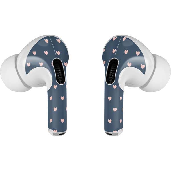 Blue and Pink Hearts AirPods Skins