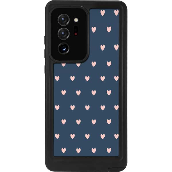 Blue and Pink Hearts Galaxy Cases