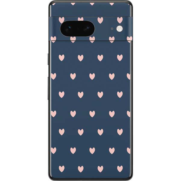Blue and Pink Hearts Pixel Skins
