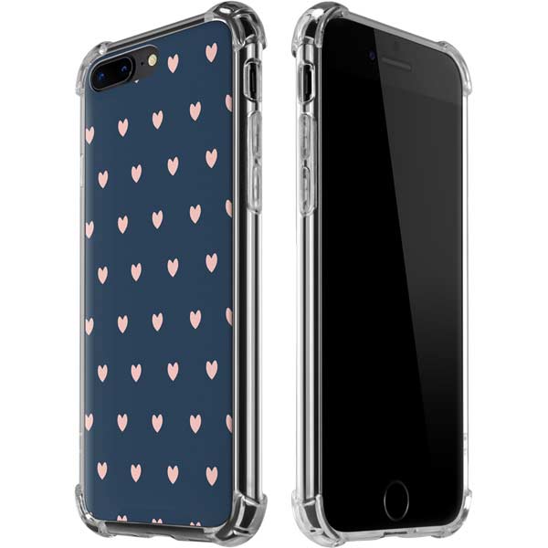 Blue and Pink Hearts iPhone Cases