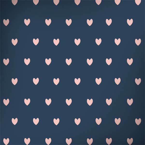 Blue and Pink Hearts MacBook Skins