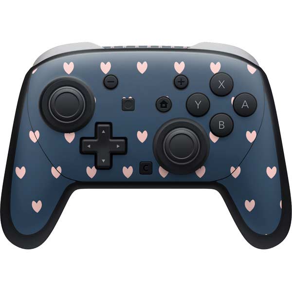 Blue and Pink Hearts Nintendo Skins