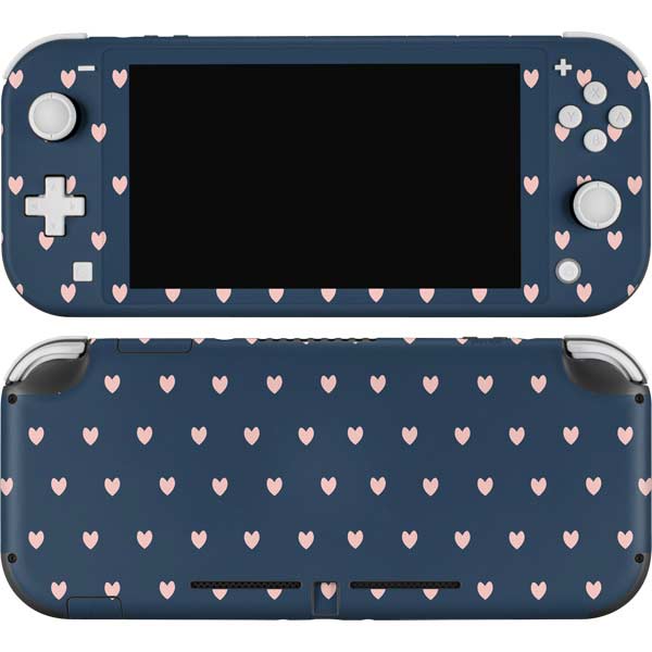 Blue and Pink Hearts Nintendo Skins