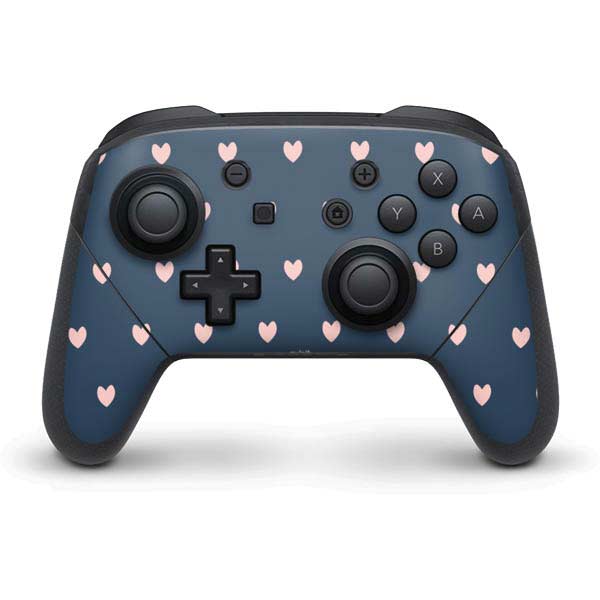 Blue and Pink Hearts Nintendo Skins