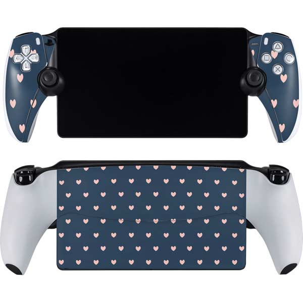 Blue and Pink Hearts PlayStation PS5 Skins