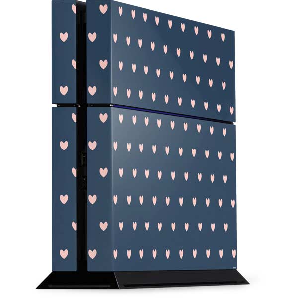 Blue and Pink Hearts PlayStation PS4 Skins
